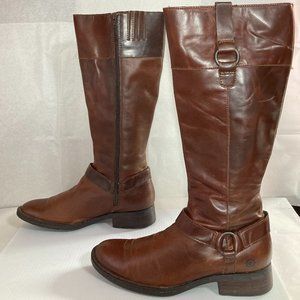 Born W62417 Brown Leather Knee Boots 7.5